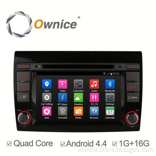 Ownice C300 Quad core android 4.4 mulitmedia car player for Fiat Bravo built in RDS multimedia WIFI GPS navi